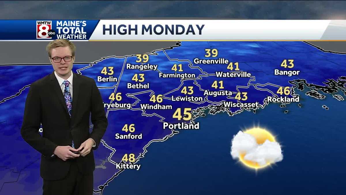 Chilly Monday with a more active pattern this week