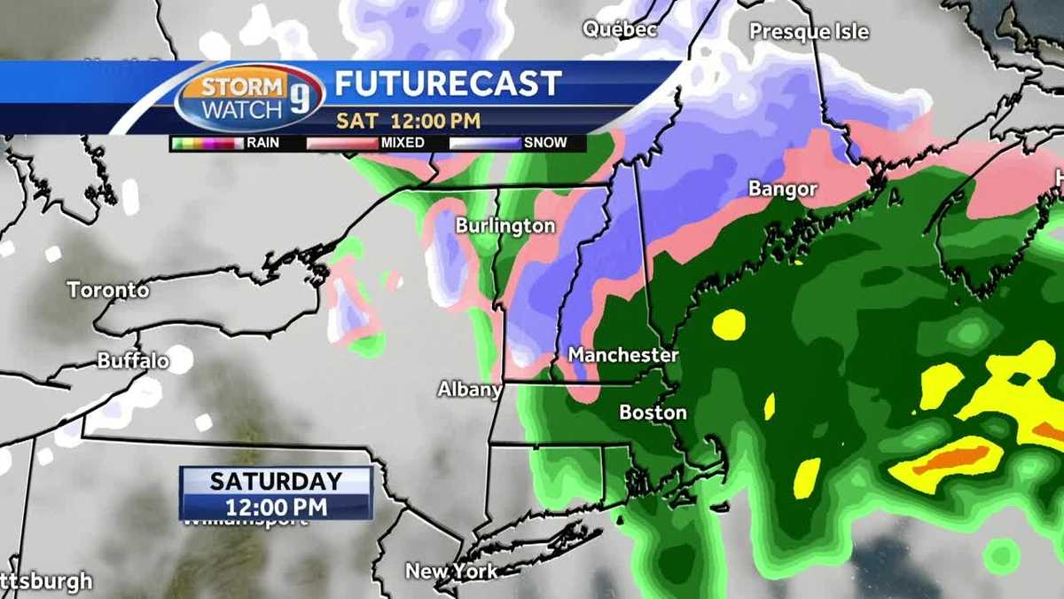 Wintry mix expected to arrive late Friday night
