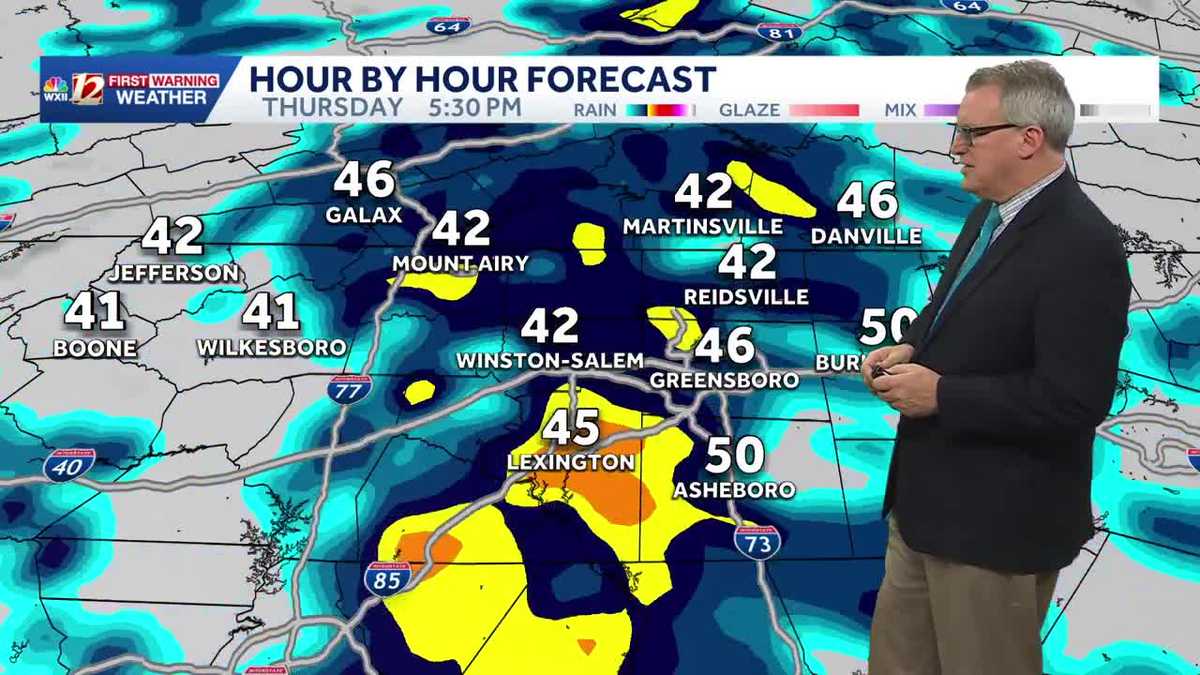 Triad weather changes include milder temperatures and beneficial rain ...