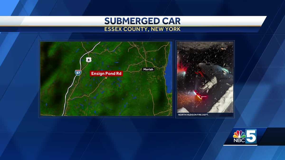 Police investigating after car found submerged in water in Moriah