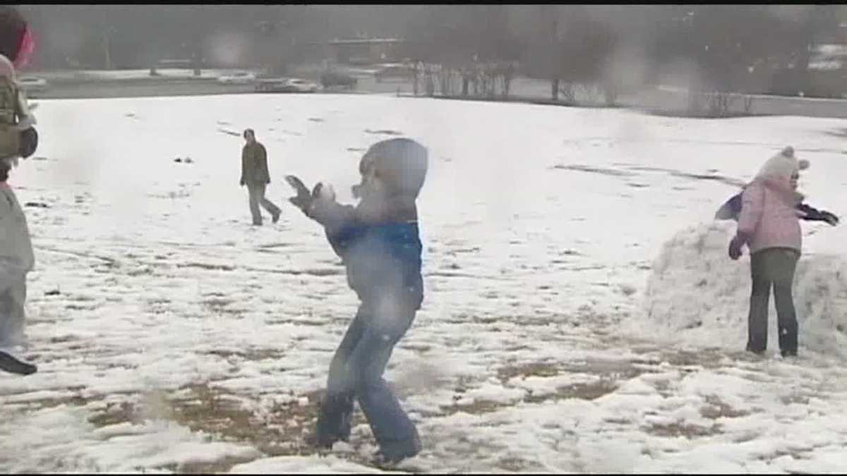 Tuesday snow conditions in Anderson
