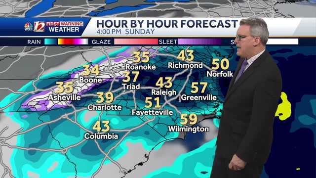 WATCH: Friday showers, steady weekend rain with a chance for snow - Vimarsana News