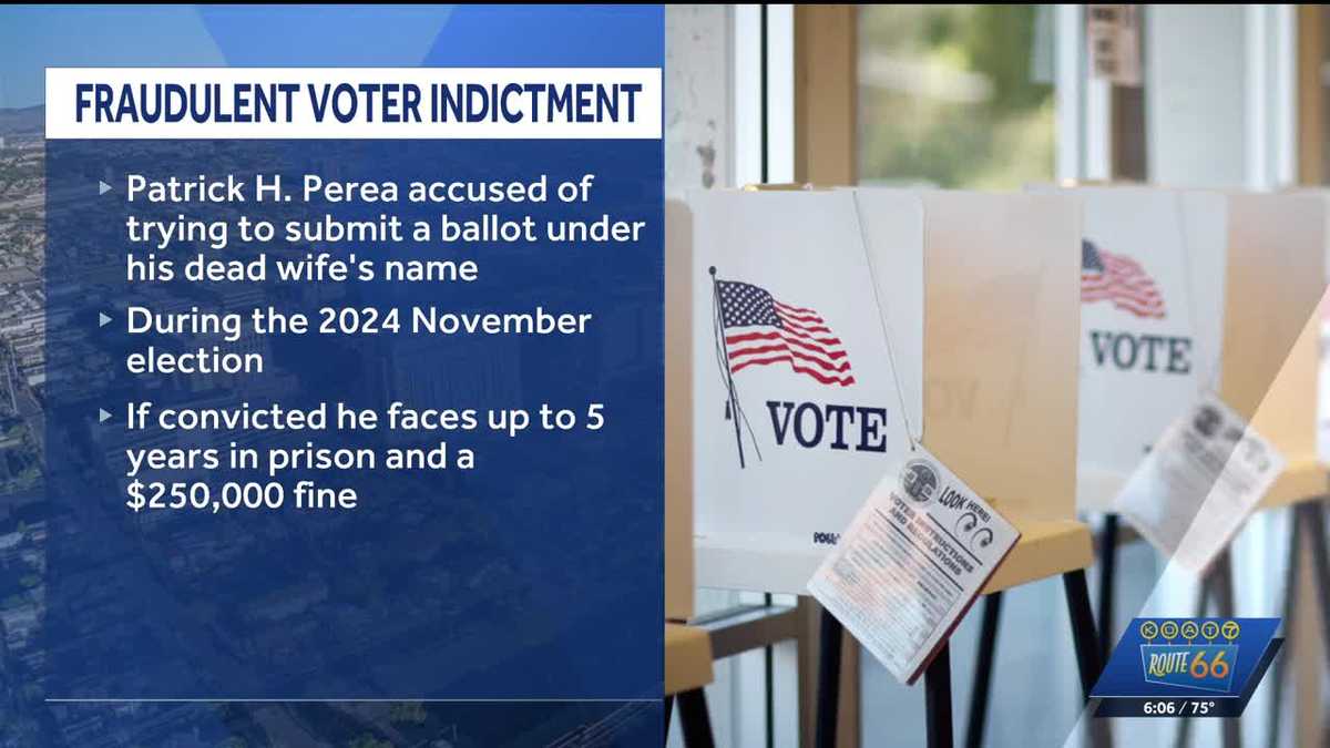 Tijeras man accused of casting ballot in dead wife’s name
