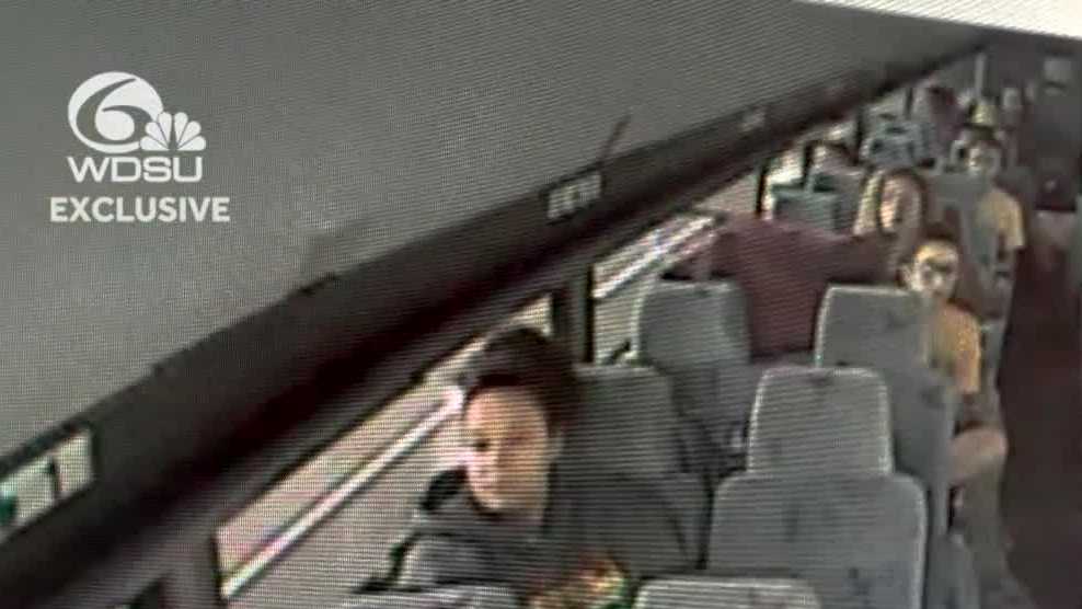 WDSU Investigates obtains video of staged wreck involving bus carrying Loyola volleyball team