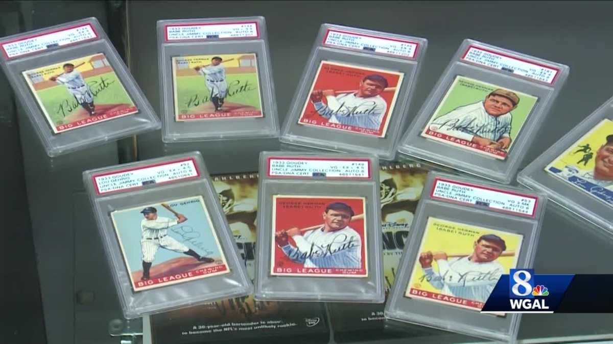 'UNCLE JIMMY COLLECTION' of baseball cards to be auctioned by Lancaster