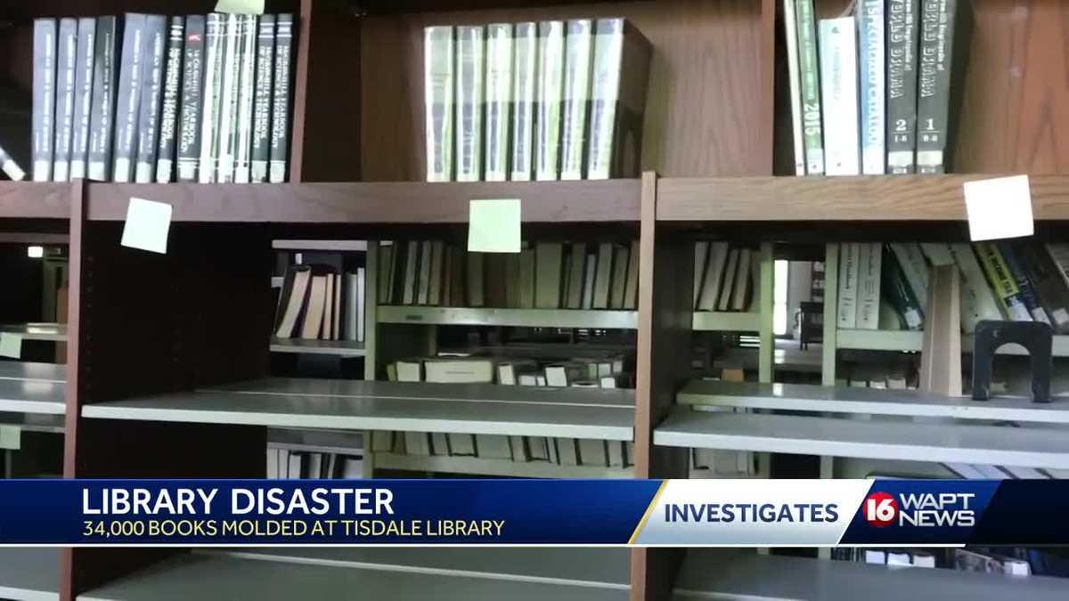 Tens of thousands of library books lost to black mold