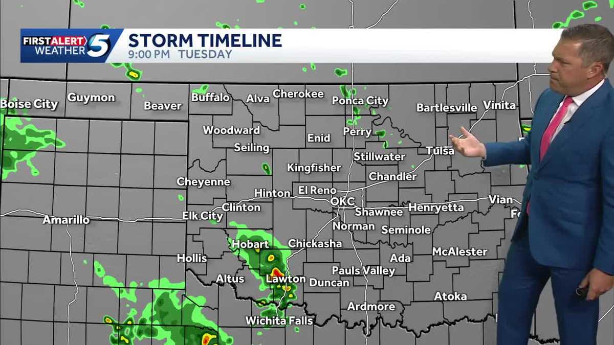 Storms return tomorrow and Wednesday