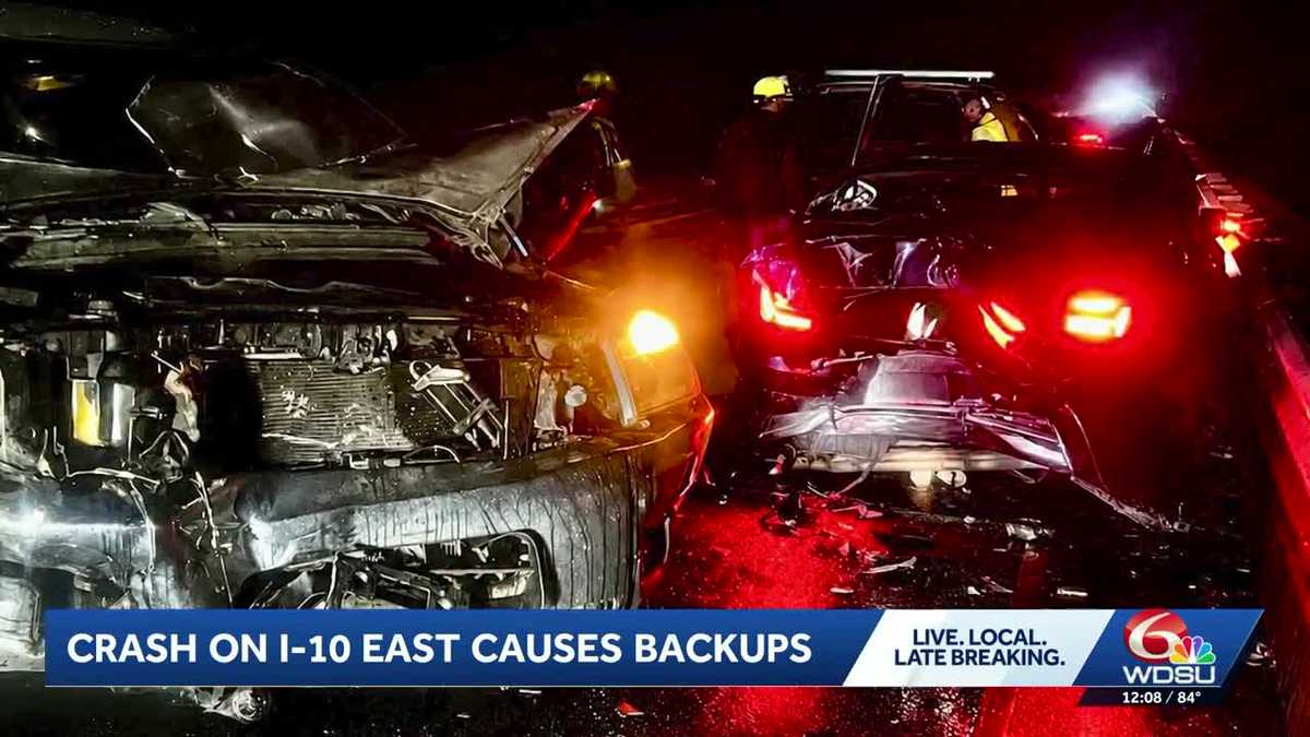 DRIVER ALERT: Heavy backups after fatal crash on I-10 East before Mississippi state line