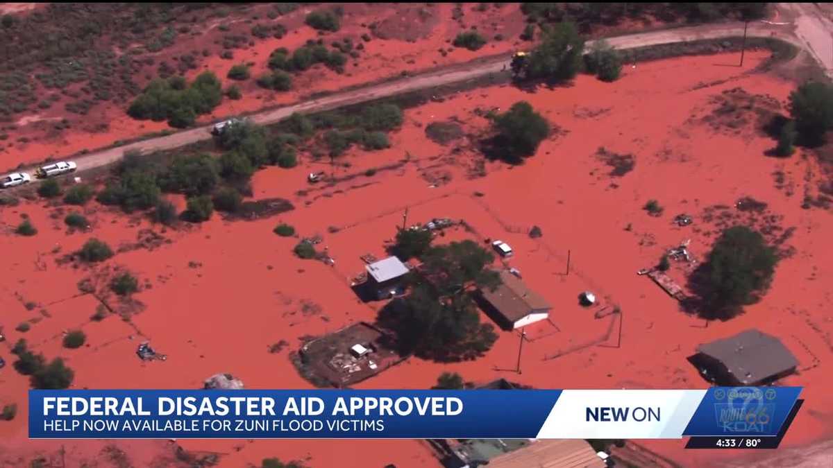 Trump authorizes disaster relief for Zuni Pueblo after July floods