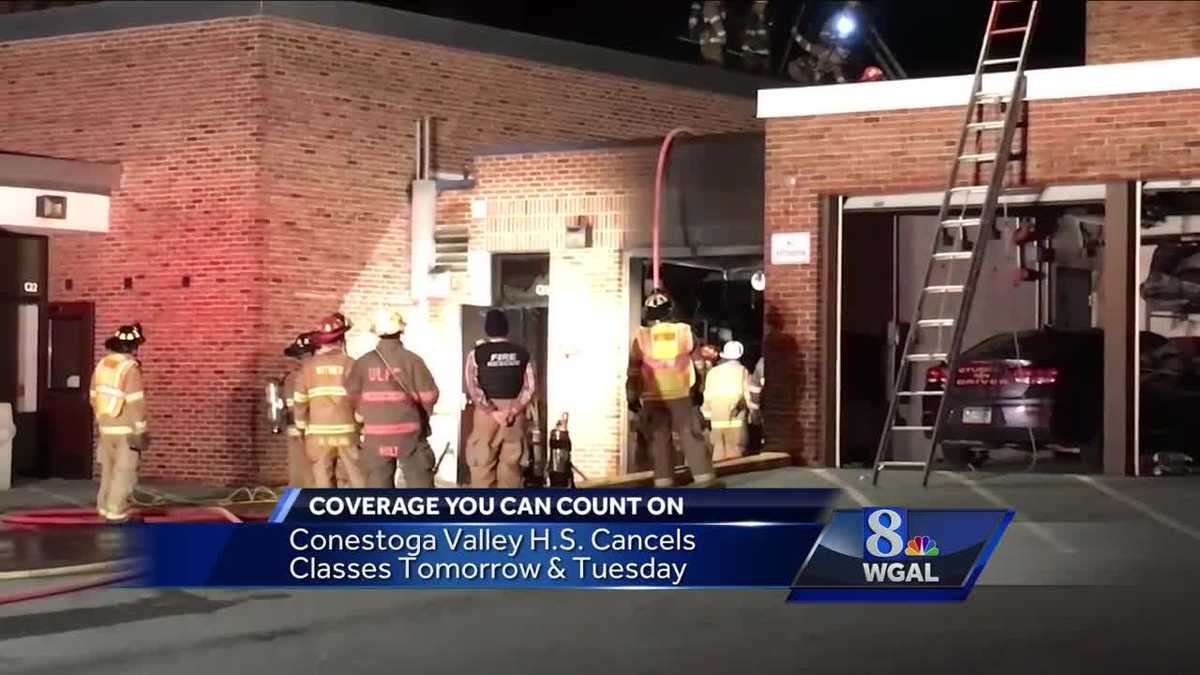 Fire at Conestoga Valley HS cancels classes