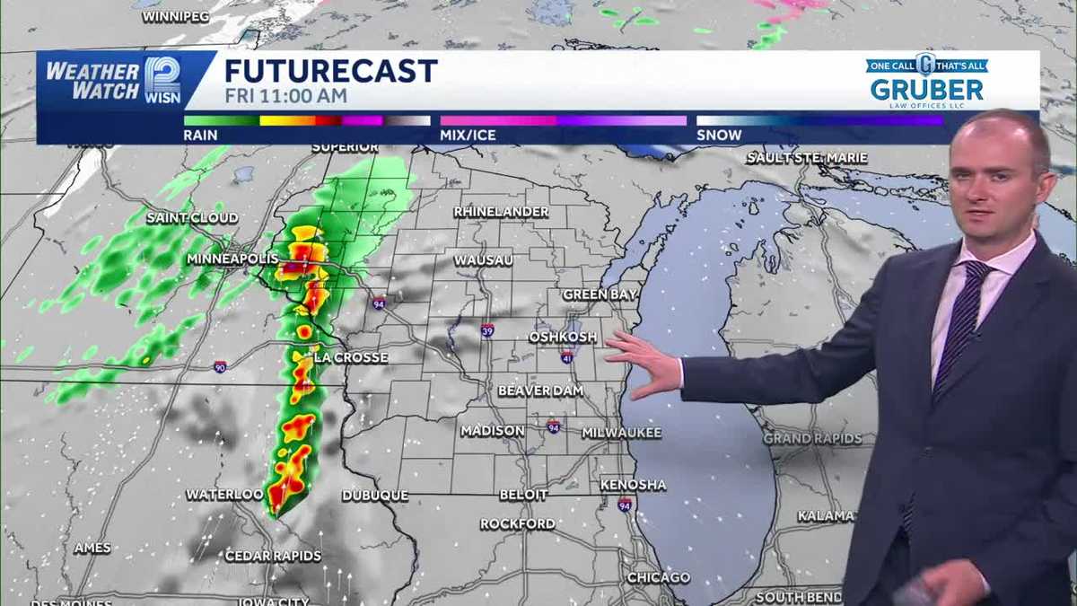 Weather: Severe weather threat Friday