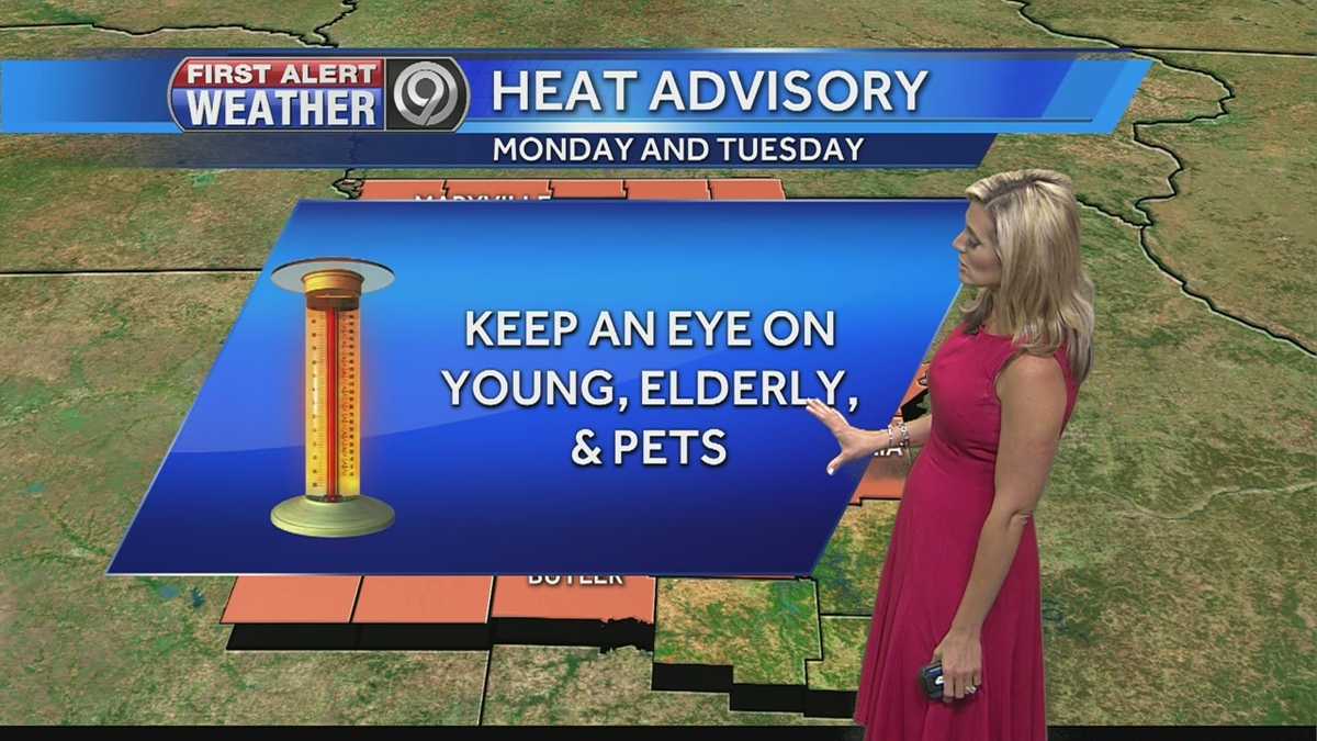 Heat advisory in effect until tomorrow