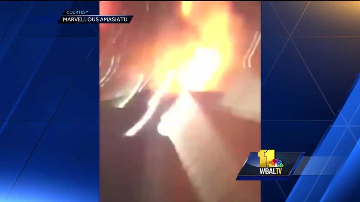 Video shows fiery tanker crash on I95