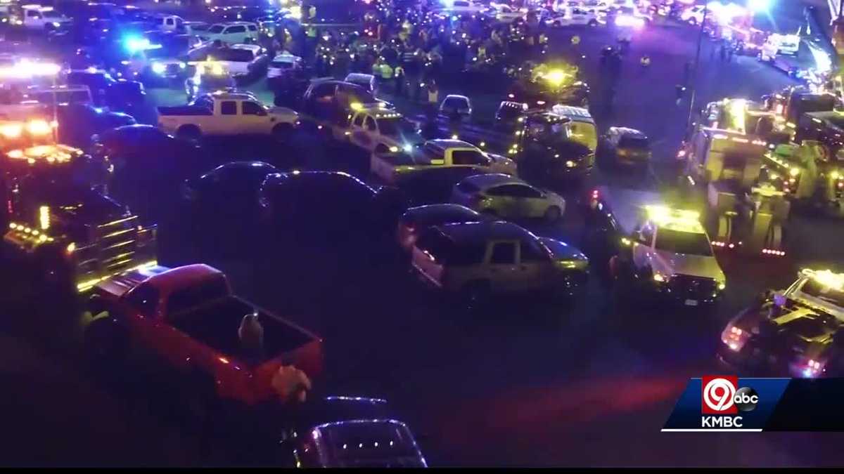 Massive vigil held to remember tow truck driver killed while helping a ...