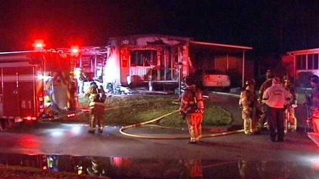 Boynton Beach mobile home destroyed in fire