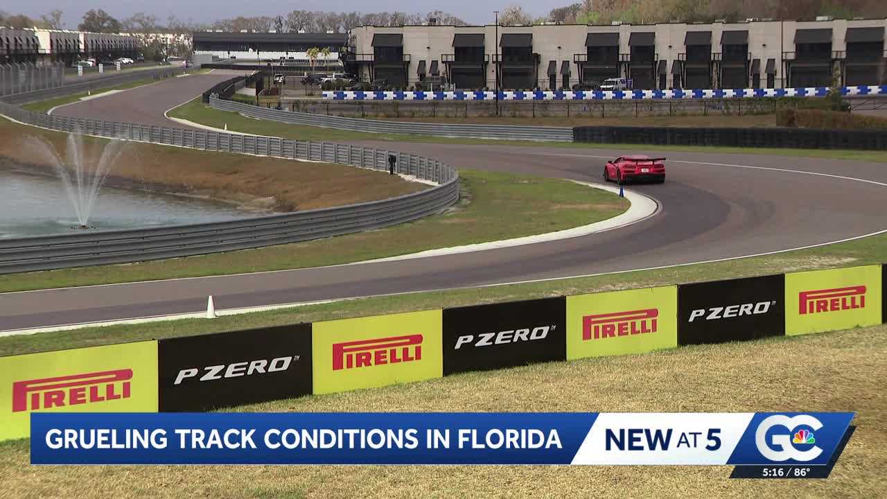 How professional race car drivers prepare for Florida’s heat and ...