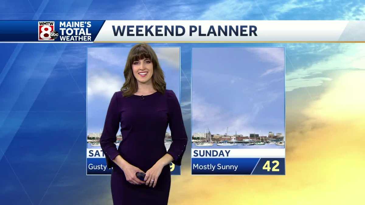 Gusty winds today with mostly sunny skies