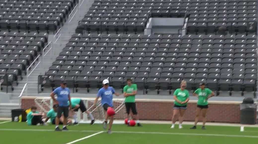 Camp in Omaha helps visually impaired kids play sports