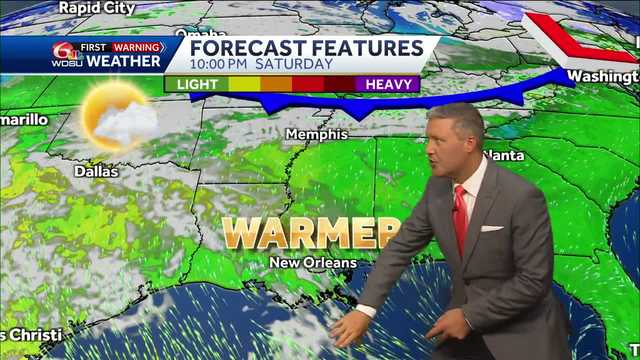 New Orleans Easter Sunday weather forecast high low rain chances - Vimarsana News