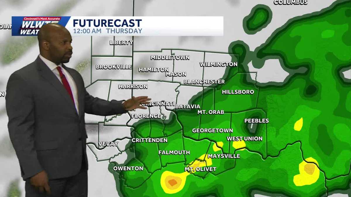 Rain Chances Through Holiday Cincinnati