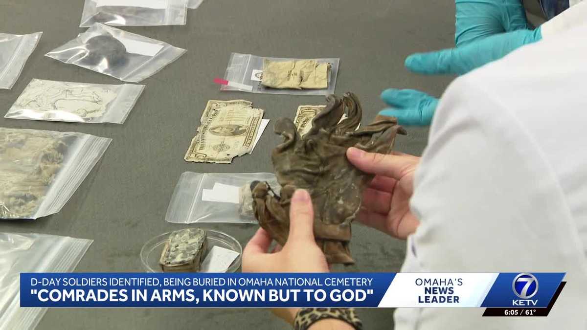 Nebraska Air Force base helps identify remains of D-Day soldiers