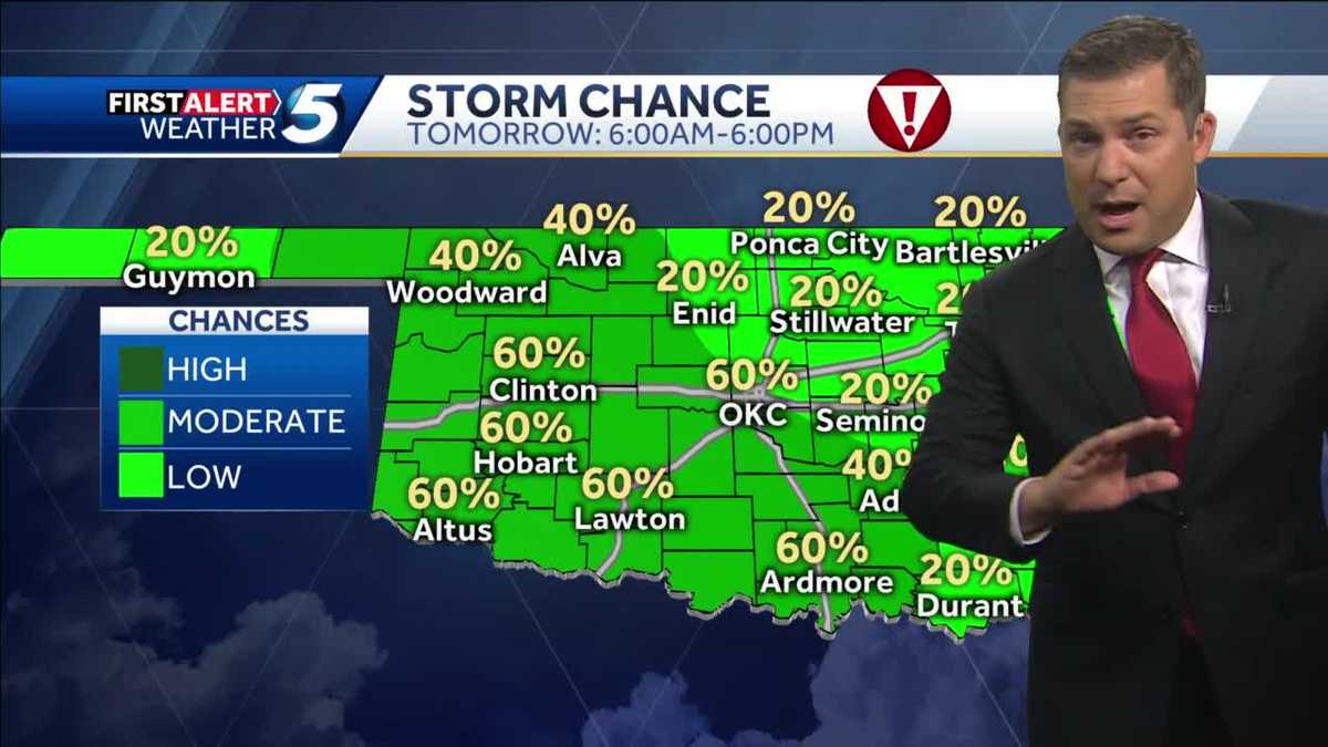 Rain chance continues