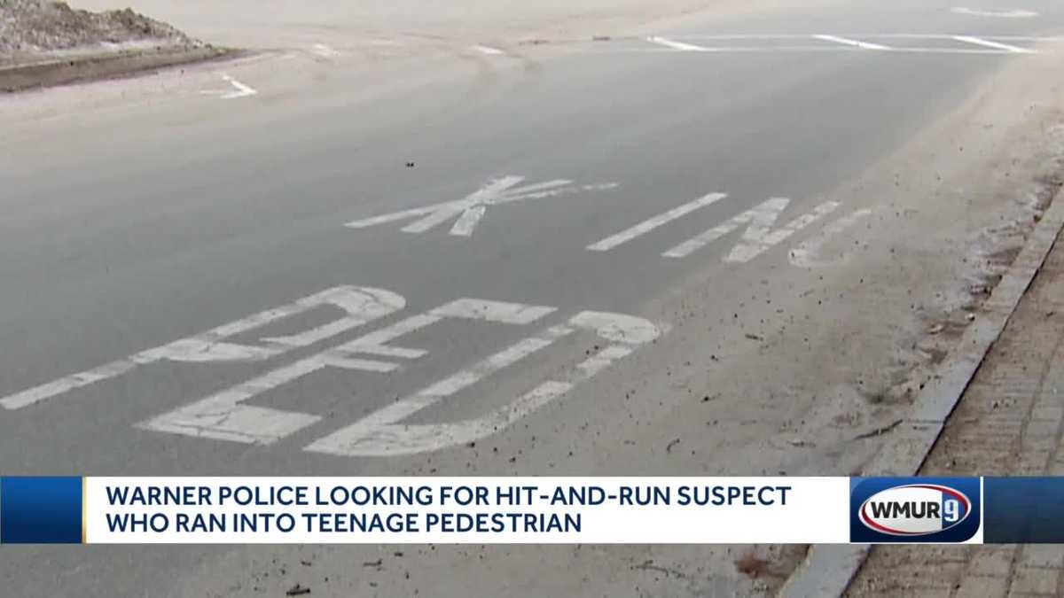 Teenage pedestrian hit by car; Warner police search for suspect