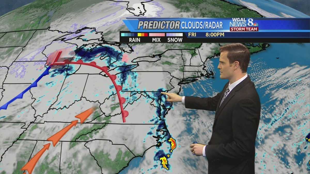 Patchy fog this morning, drizzle and showers late