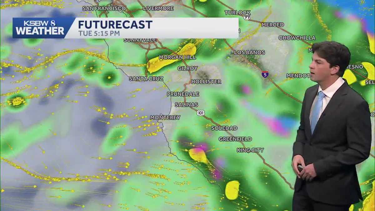 More rain and thunderstorms today as colder air moves in