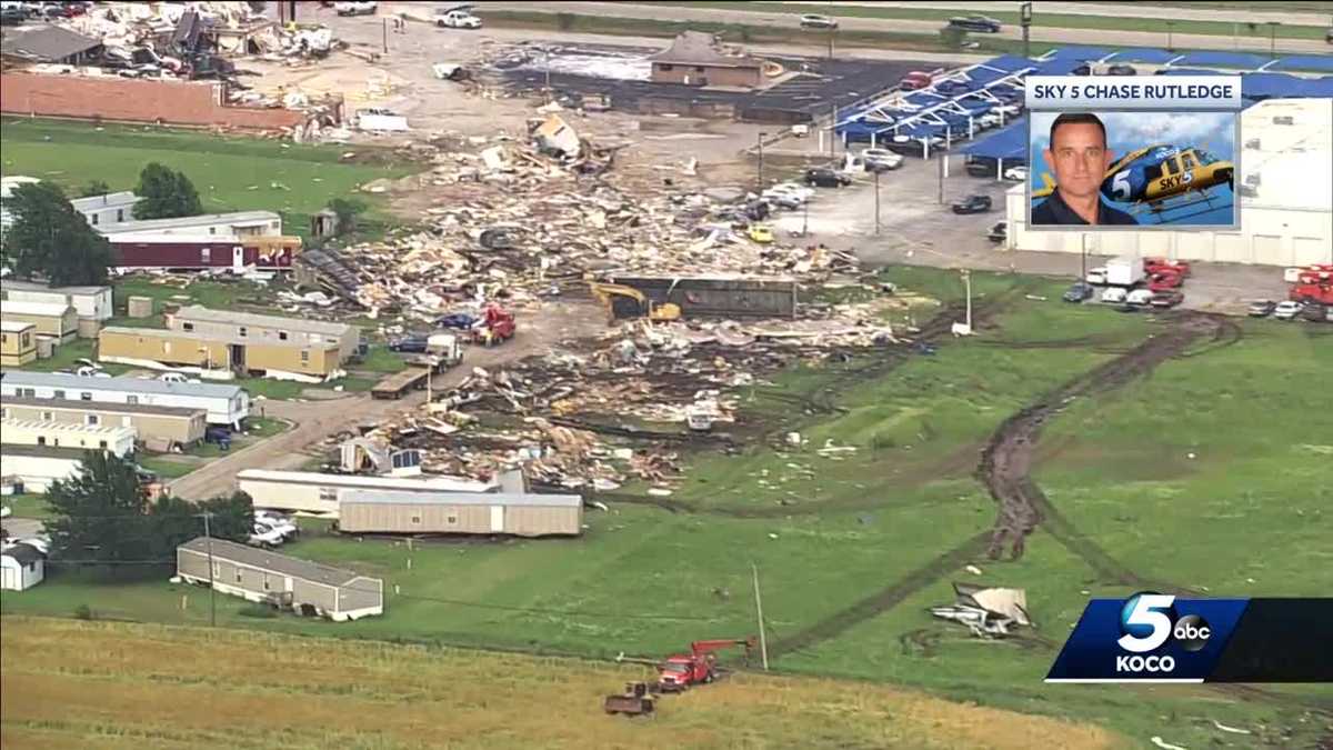 Watch: Sky 5 Shows Path Of Deadly El Reno Tornado