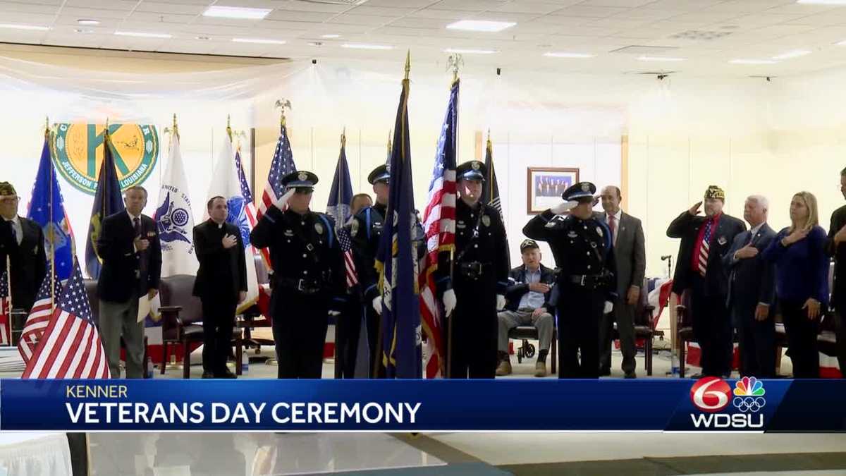 Kenner celebrates Veterans Day with annual ceremony