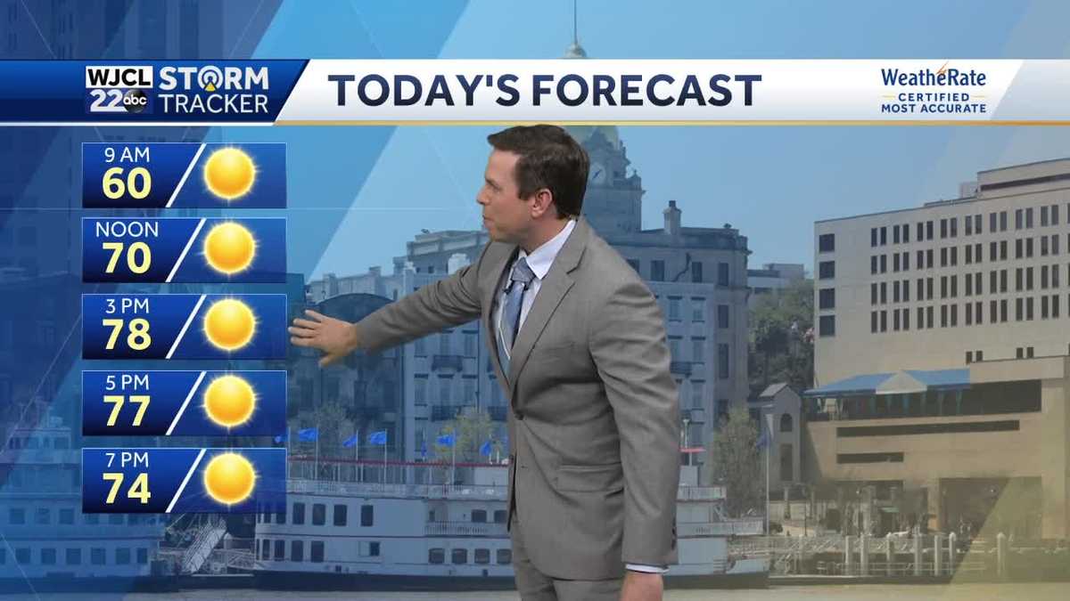 More beautiful weather today and much-needed rain in the forecast - WJCL
