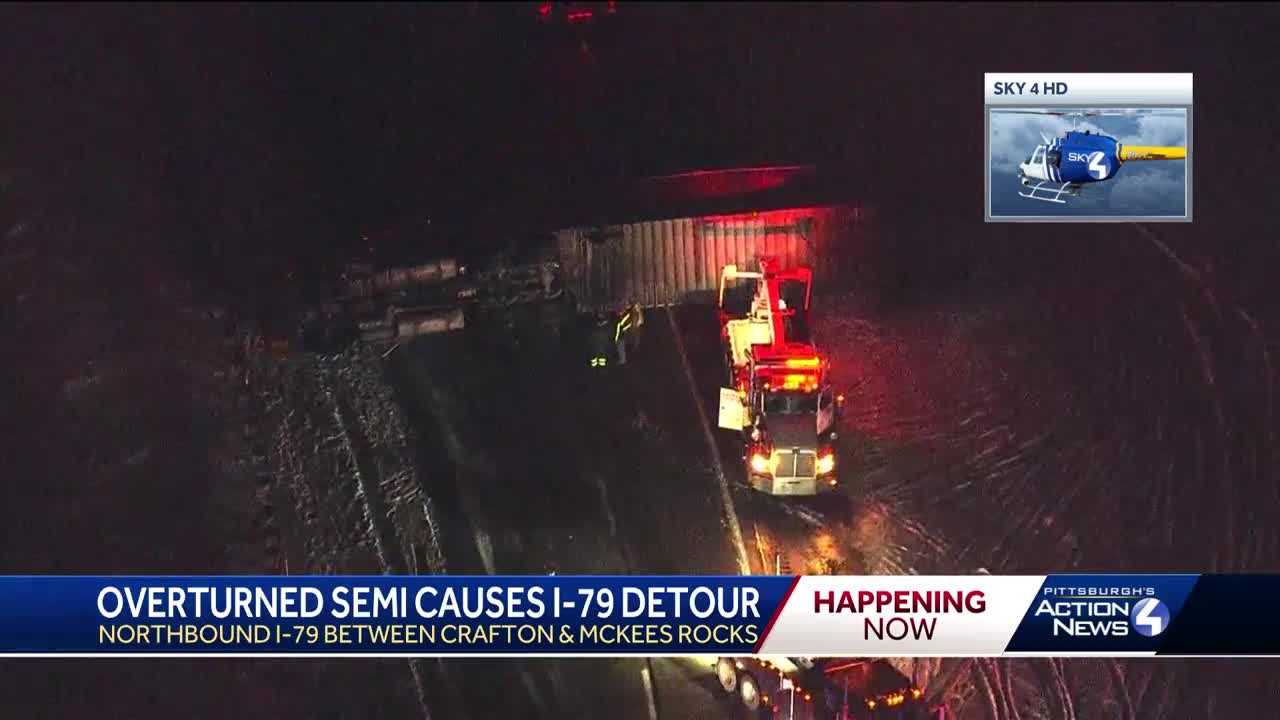 1-79 Northbound Fully Reopens After Lane Closed For 'several Hours' Due ...