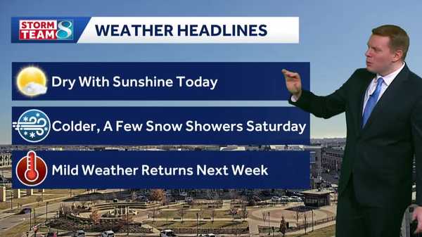Iowa weather: Additional spotty snow chances as we head into a chilly weekend