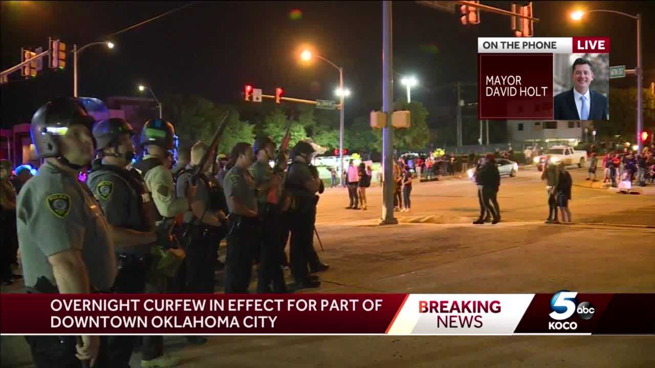 OKLAHOMA CITY PROTESTS: OKC Mayor Holt Discusses 2nd Night Of Violent ...