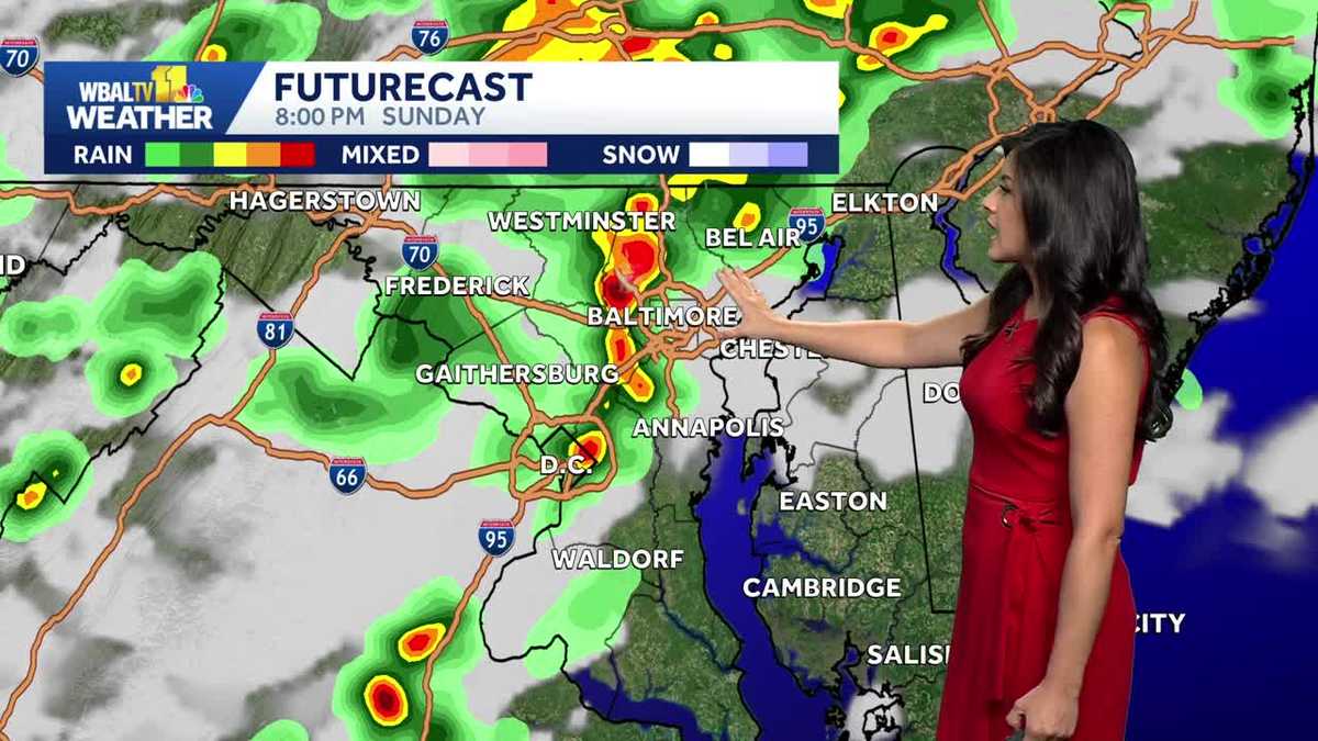 Another round of storms possible Sunday