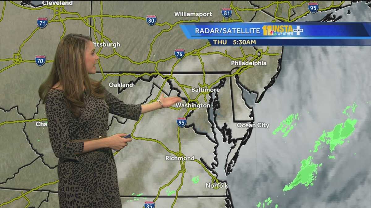 Partly cloudy and breezy on Thursday