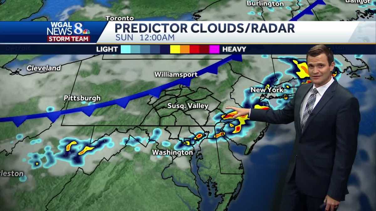 Mild, with showers and storms possible Saturday