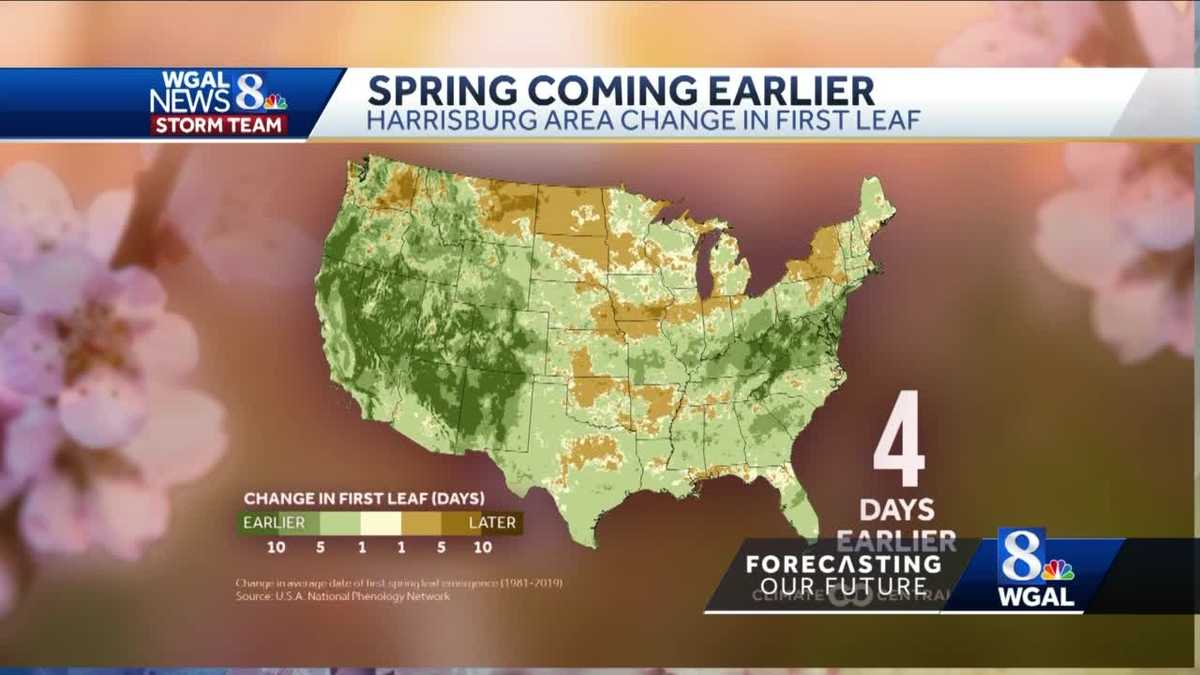 Spring is starting earlier, getting warmer
