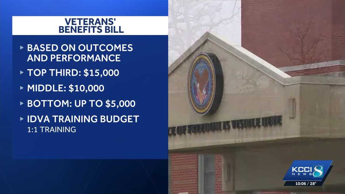 Iowa governor introduces bill to improve veterans benefits