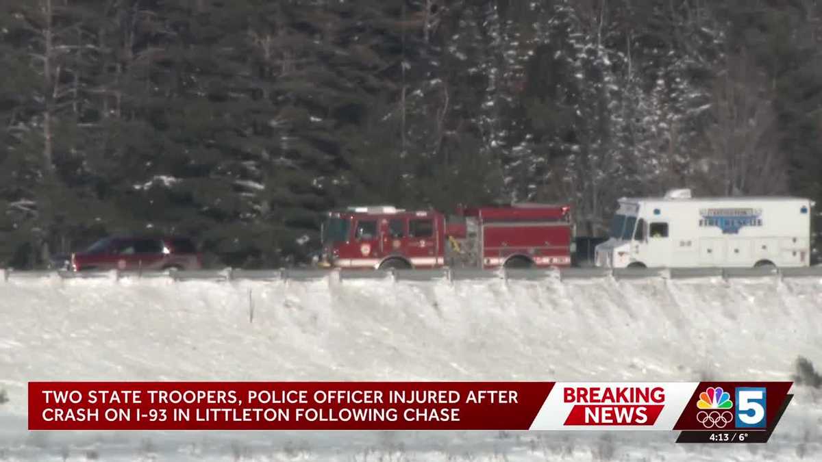High-speed chase on I-93 leads to crash in Vermont