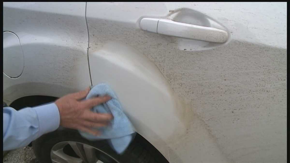 Drivers awaiting solution for slime-covered cars