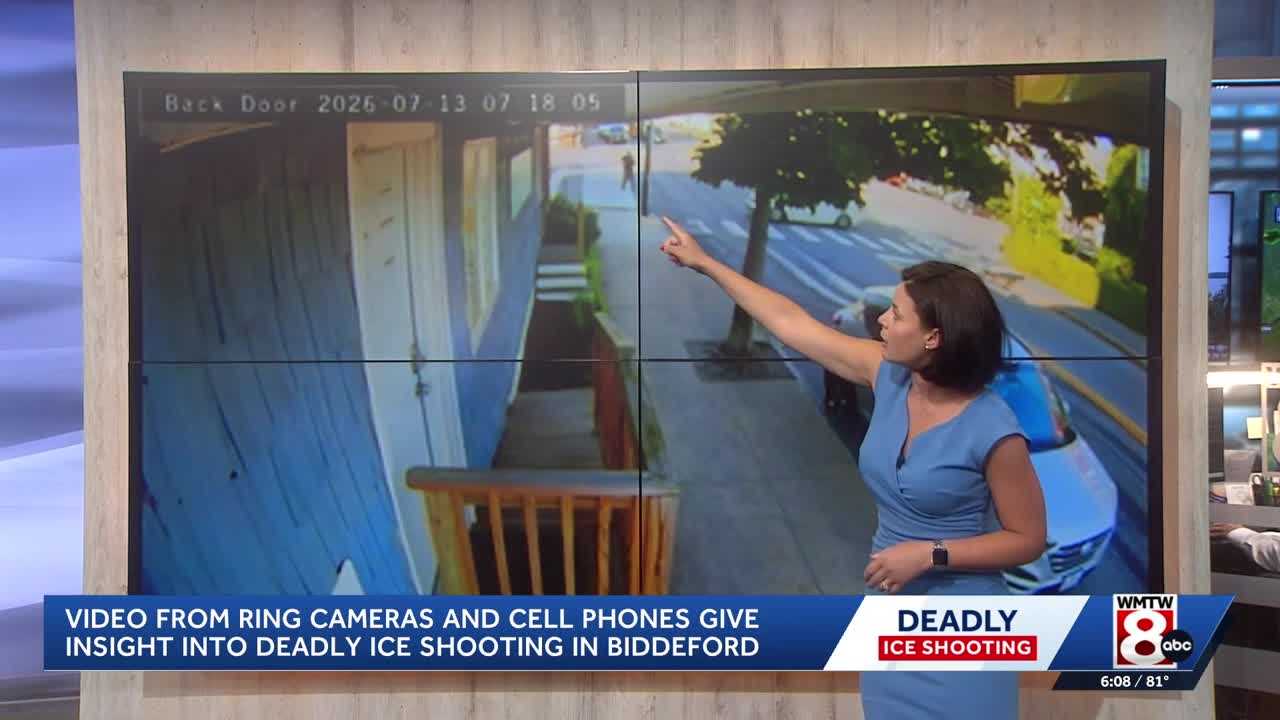 wmtw.com - Norah Hogan - Security footage and witness video give insight into deadly ICE shooting in Biddeford
