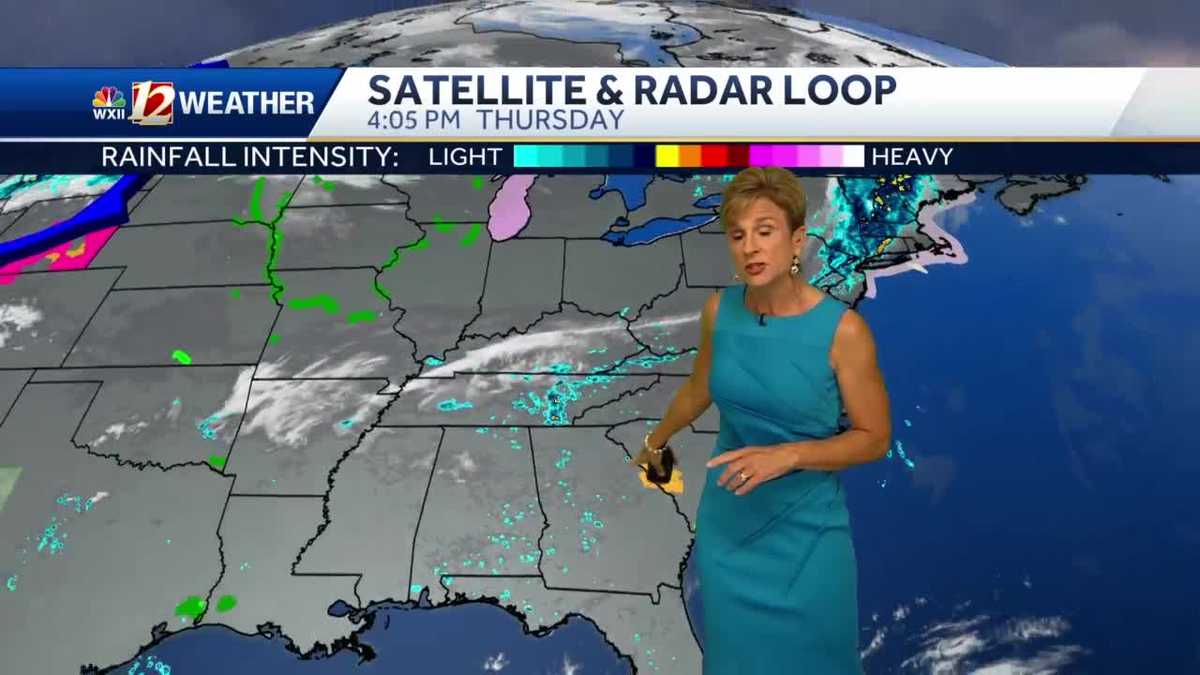 WATCH: Cooler Friday, small rain chances this weekend