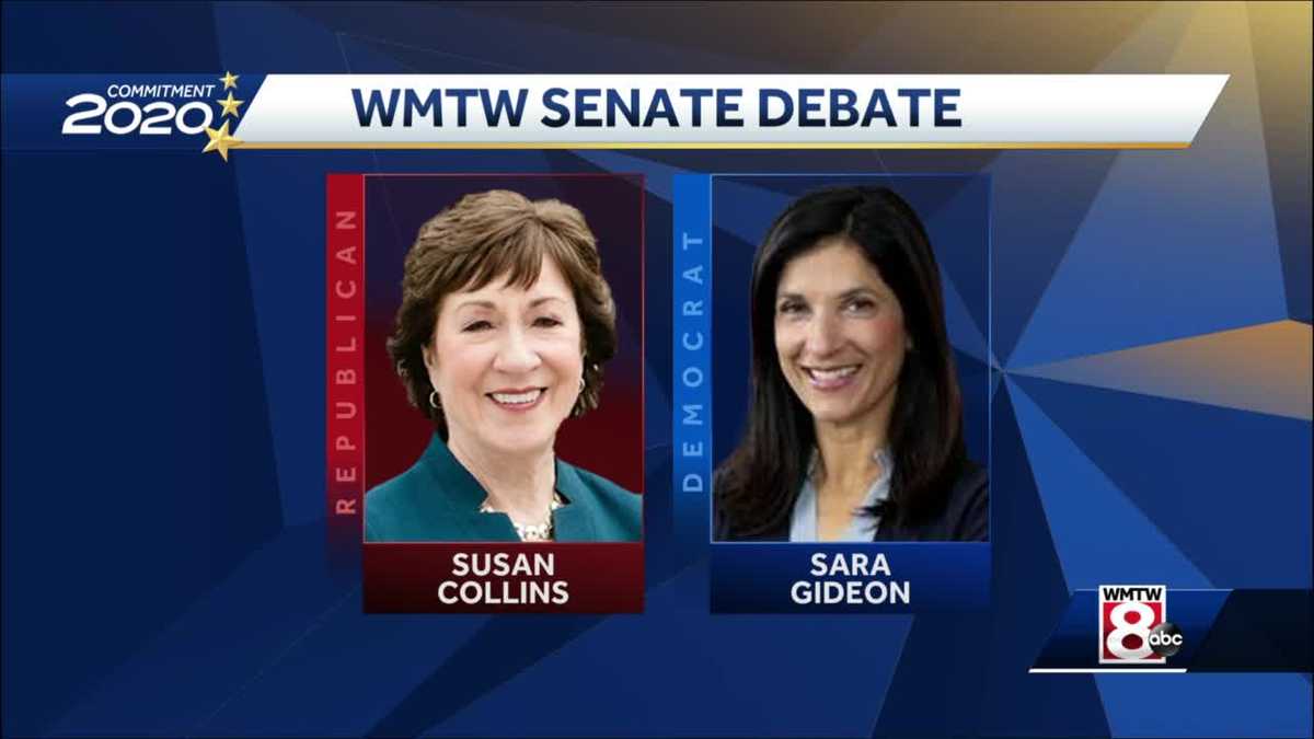 RECAP: Collins, Gideon clash in final Senate debate before Election Day