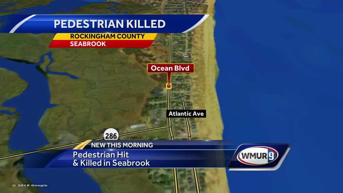 Pedestrian killed in Seabrook crash