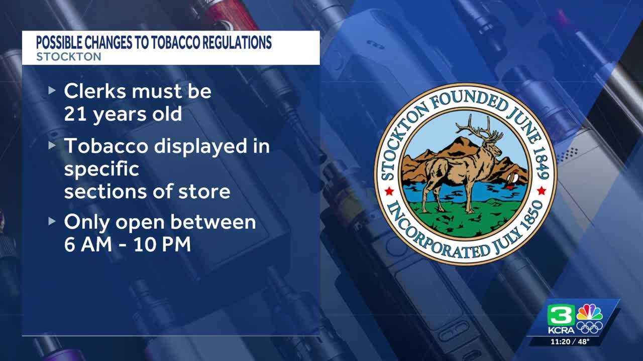 kcra.com - Johnny D'Agostini - Stockton considers extending ban on new smoke shops