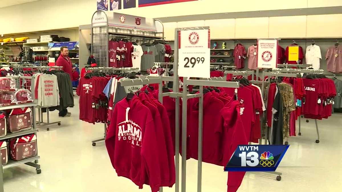 Stores stock up on Alabama gear ahead of championship