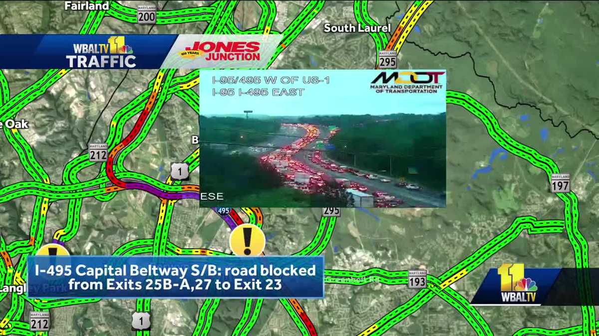 Fatal pedestrian crash closes Capital Beltway