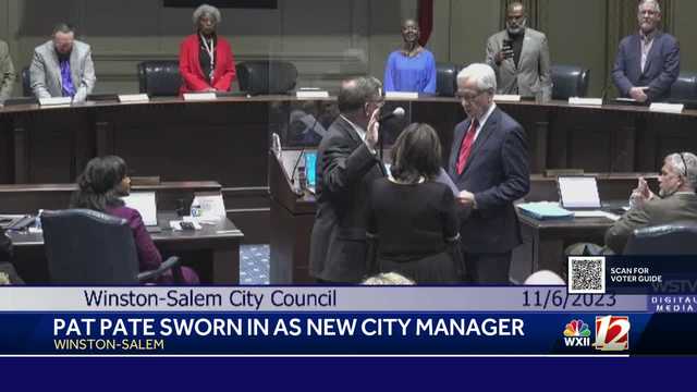 Patrick Pates sworn in as Winston-Salem city manager - Vimarsana News